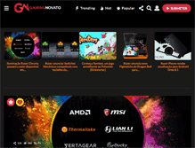 Tablet Screenshot of gamingnovato.com